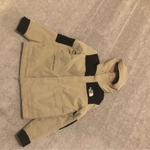 Crème and Black Colored North Fave Jacket Skiing Winter Snow Cold